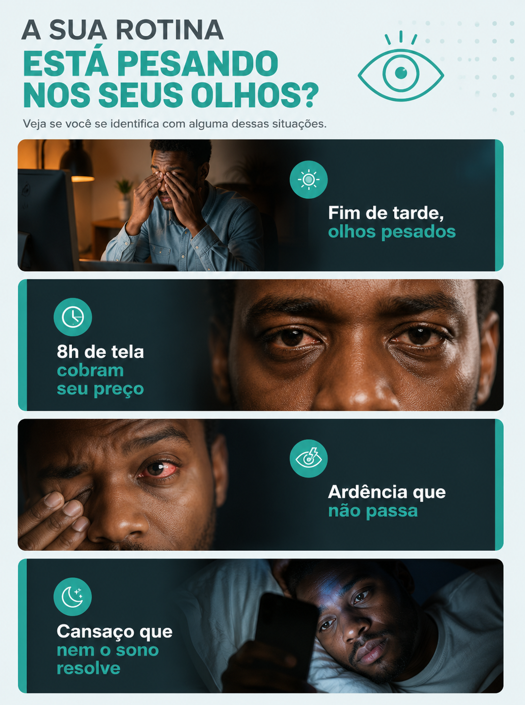 Eelhoe Vision Roller — Alívio Refrescante para Olhos Cansados