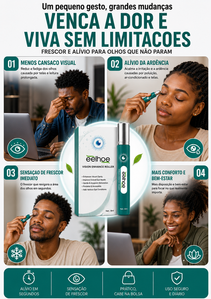 Eelhoe Vision Roller — Alívio Refrescante para Olhos Cansados