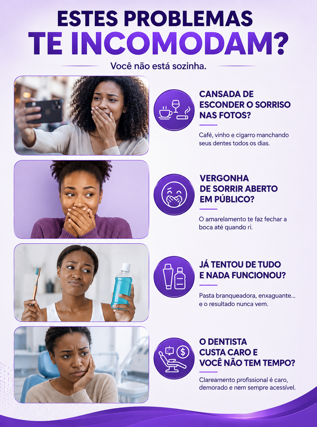 Purple Whitening Strips - Fitas Branqueadoras Roxas.