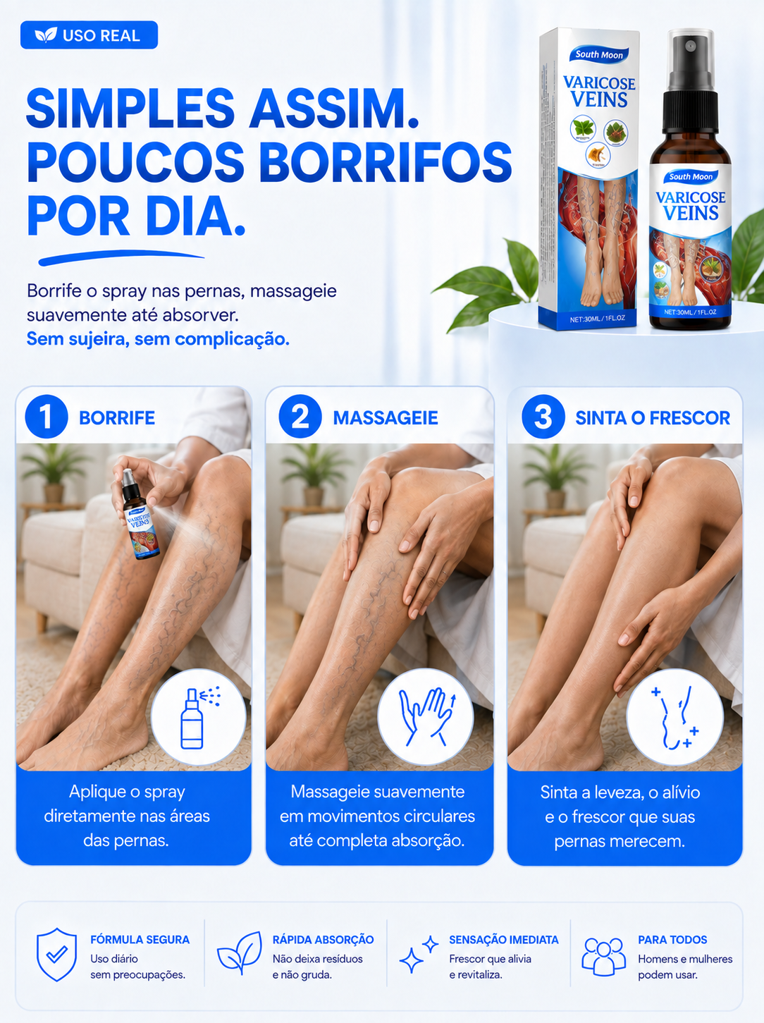 SouthMoon - Spray Para Varizes