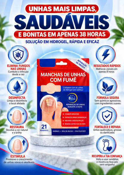 HidroNail™ - Pensos  Reparadores de Unhas.