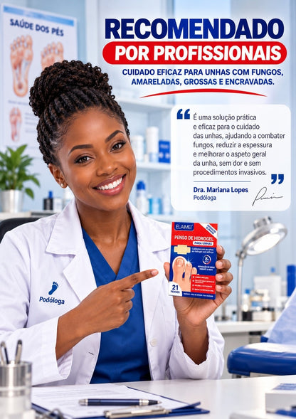 HidroNail™ - Pensos  Reparadores de Unhas.